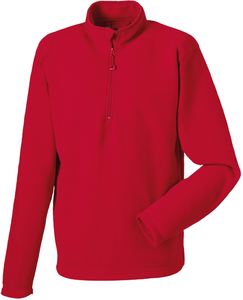 QUARTER ZIP MICROFLEECE _Sweat zippé microfibre polaire