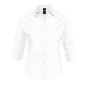 CHEMISE FEMME STRETCH MANCHES 3/4 EFFECT