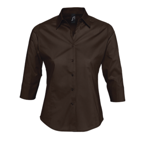CHEMISE FEMME STRETCH MANCHES 3/4 EFFECT