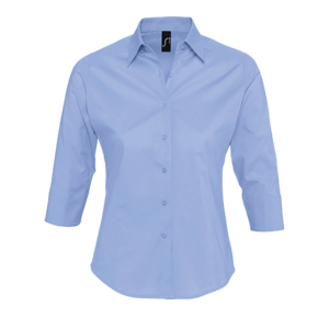 CHEMISE FEMME STRETCH MANCHES 3/4 EFFECT