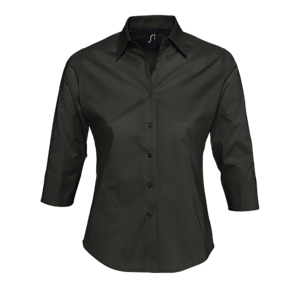 CHEMISE FEMME STRETCH MANCHES 3/4 EFFECT