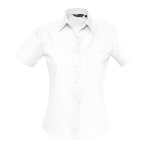 CHEMISE FEMME POPELINE MANCHES COURTES ENERGY
