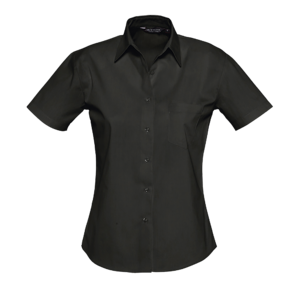 CHEMISE FEMME POPELINE MANCHES COURTES ENERGY