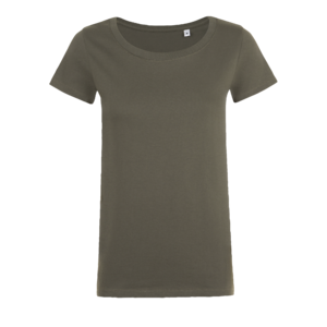 TEE-SHIRT COL ROND AJUSTÉ FEMME MIA
