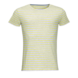 TEE-SHIRT HOMME COL ROND RAYÉ MILES MEN