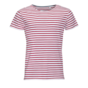 TEE-SHIRT HOMME COL ROND RAYÉ MILES MEN