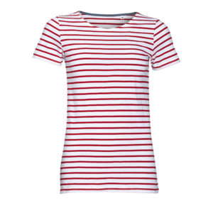TEE-SHIRT FEMME COL ROND RAYÉ MILES WOMEN