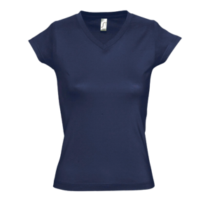 TEE-SHIRT FEMME COL “V” MOON