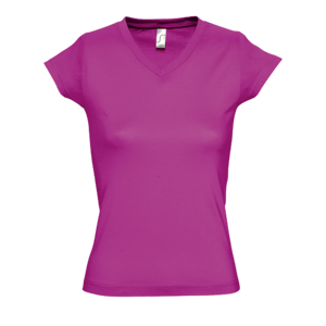 TEE-SHIRT FEMME COL “V” MOON