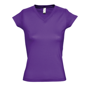 TEE-SHIRT FEMME COL “V” MOON