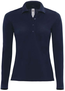 POLO FEMME SAFRAN MANCHES LONGUES