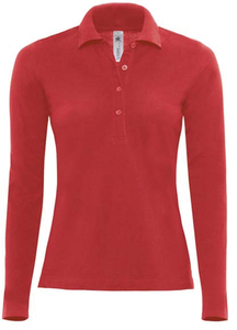 POLO FEMME SAFRAN MANCHES LONGUES