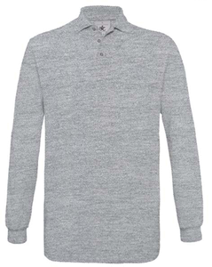 POLO HOMME SAFRAN MANCHES LONGUES