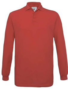 POLO HOMME SAFRAN MANCHES LONGUES