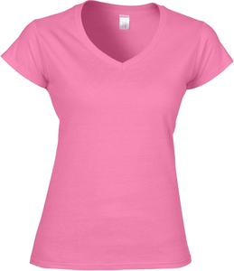 T-SHIRT FEMME COL V SOFTSTYLE