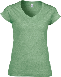 T-SHIRT FEMME COL V SOFTSTYLE