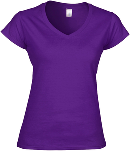 T-SHIRT FEMME COL V SOFTSTYLE