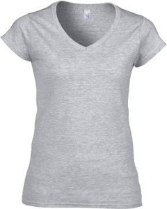 T-SHIRT FEMME COL V SOFTSTYLE