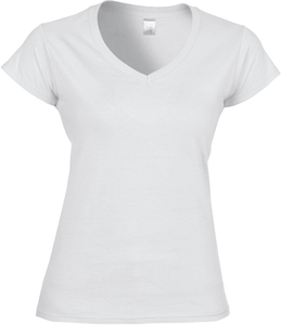 T-SHIRT FEMME COL V SOFTSTYLE