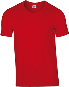 T-SHIRT HOMME COL V SOFTSTYLE