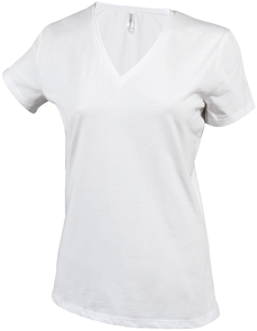 ELECTRA > T-SHIRT COL V MANCHES COURTES FEMME