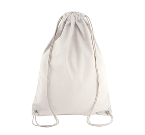 SAC À DOS EN COTON AVEC CORDELETTES