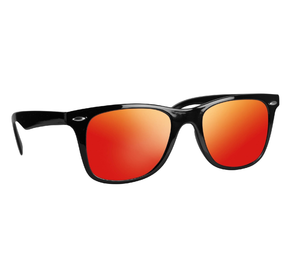 Lunettes de soleil avec verres effet miroir