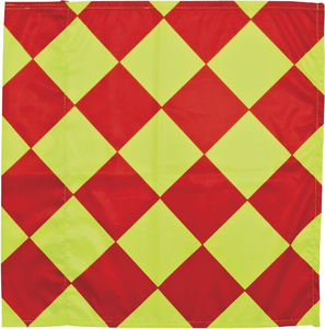 DRAPEAU DAMIER DE POTEAU DE COIN