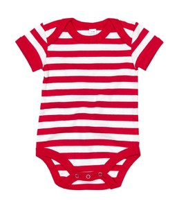 Baby Striped Short Sleeve Bodysuit