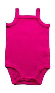 Baby Organic Strap Vest Bodysuit