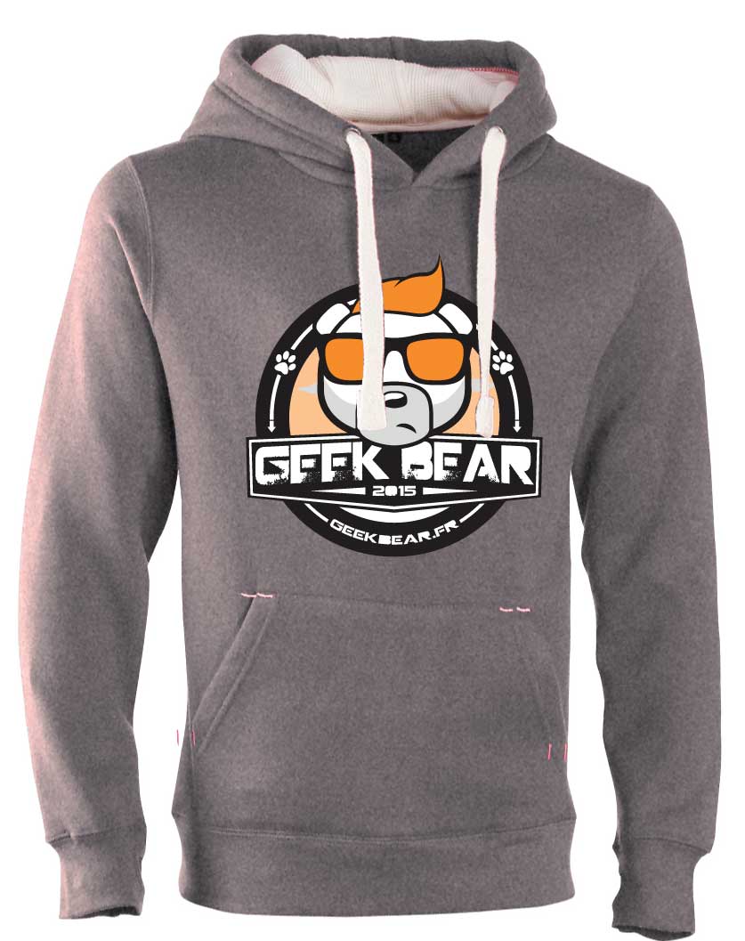 Sweat Brodé Geek Bear