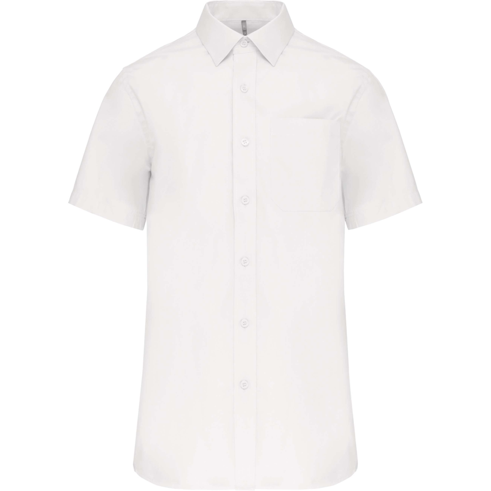 CHEMISE POPELINE MANCHES COURTES