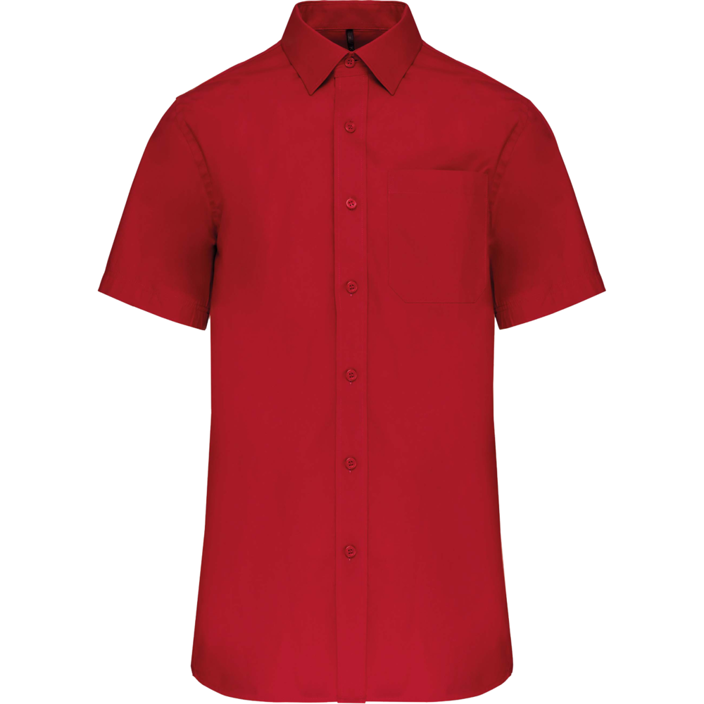 CHEMISE POPELINE MANCHES COURTES