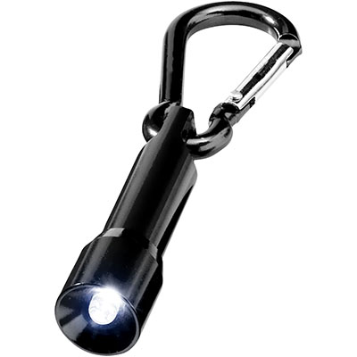 Mini lampe LED avec porte-clés et mousqueton Lyra