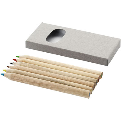Set de 6 crayons de couleur Ayola