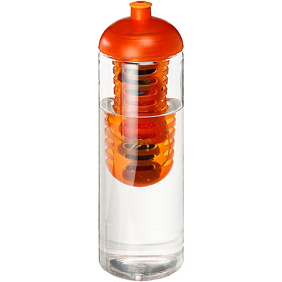 Bouteille et infuseur H2O Vibe 850 ml avec couvercle dôme