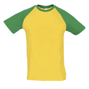 TEE-SHIRT HOMME BICOLORE MANCHES RAGLAN FUNKY
