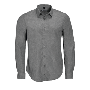 CHEMISE HOMME POPELINE CHINÉE MANCHES LONGUES BARNET MEN