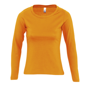 TEE-SHIRT FEMME COL ROND MANCHES LONGUES MAJESTIC